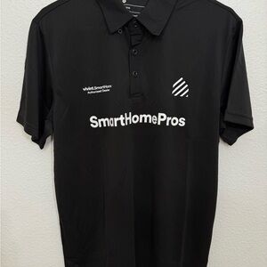 Vivint Smarthome Pro Black Short Sleeve Blade Shirt Rare Authorized Dealer Med